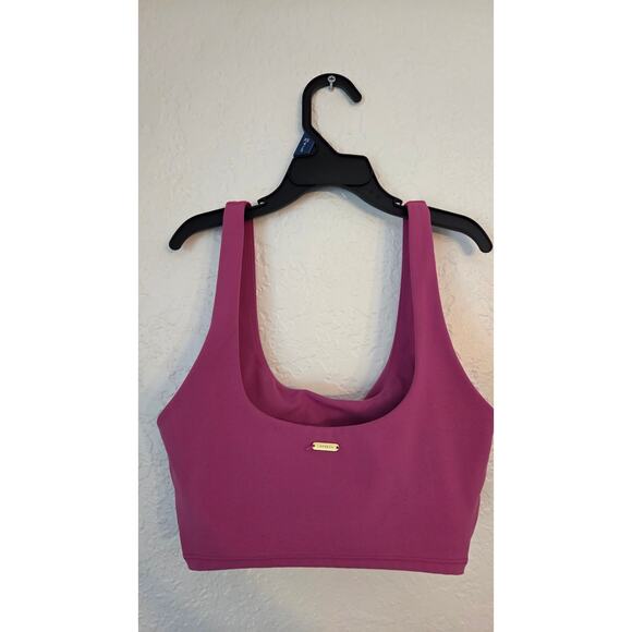 L Space Active Twist of Fate‎ Sports Bra Women's Small Fuschia Athleisure Gym - Picture 12 of 13